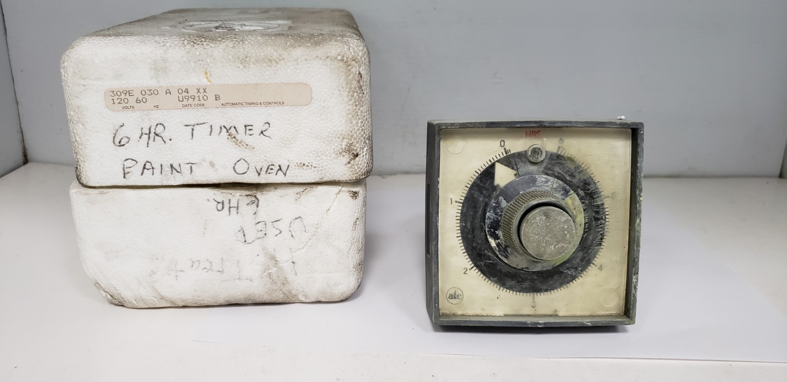 ATC 309E 030 A 04 XX MOTOR DRIVEN PUSHBUTTON TIMER, 120VAC/60Hz (PARTS ONLY)