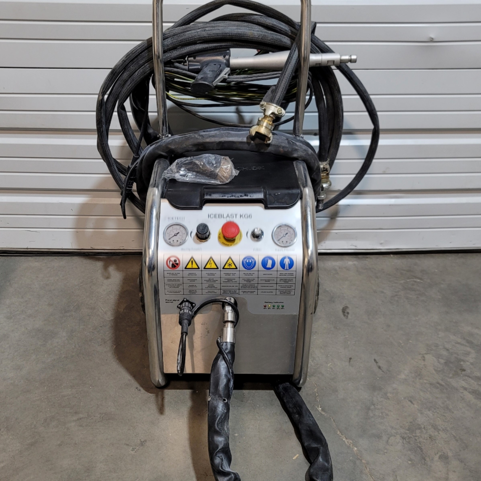 ICETECH ICEBLAST KG6 Dry Ice Blasting Machine With Accessory Kit 13lbs Capacity