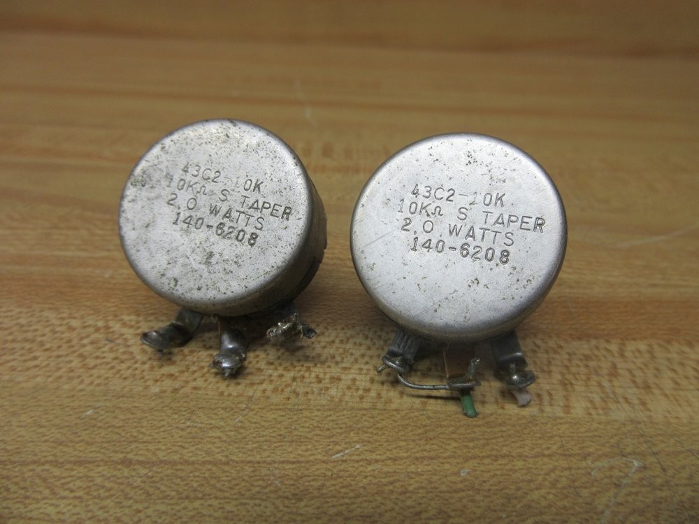 Clarostat 43C2-10K Potentiometer 140-6208 (Pack of 2)