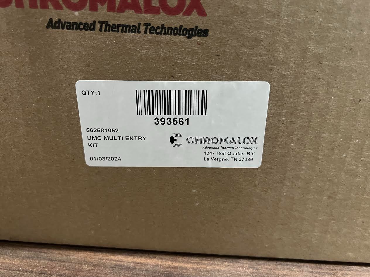 Chromalox 393561 UMC Multi Entry Kit 56258152 New open box