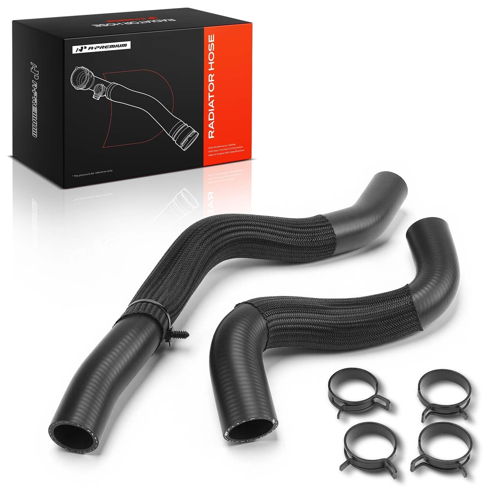 A-Premium Set of 2 Lower and Upper Radiator Coolant Hose Compatible with Ford…