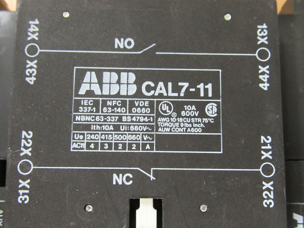 Asea Brown Broveri BE50 Contactor