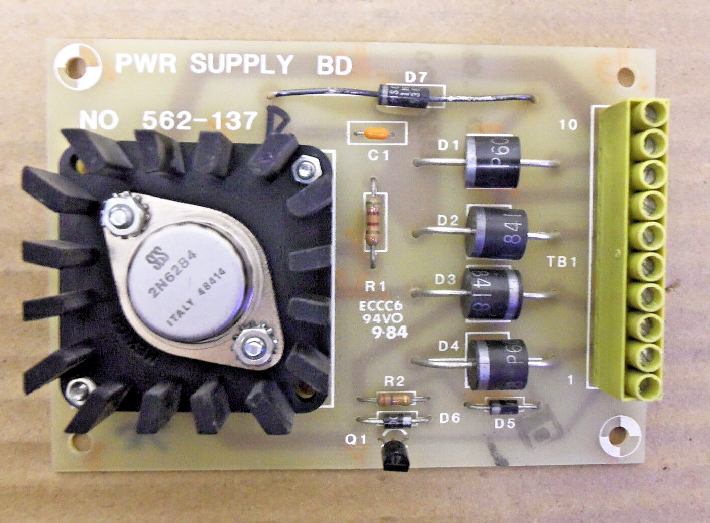 Simplex 562-137 562137 Power Supply Fire Alarm Circuit Board
