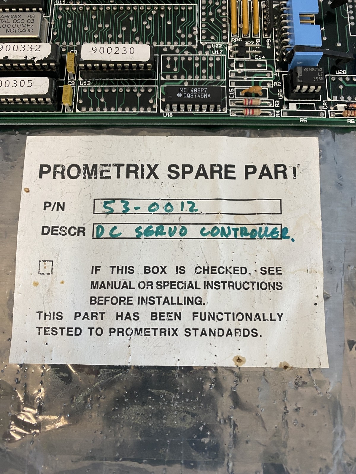 Prometrix Technology 80 Inc 800046B DC Servo Controller PN: 53-0012
