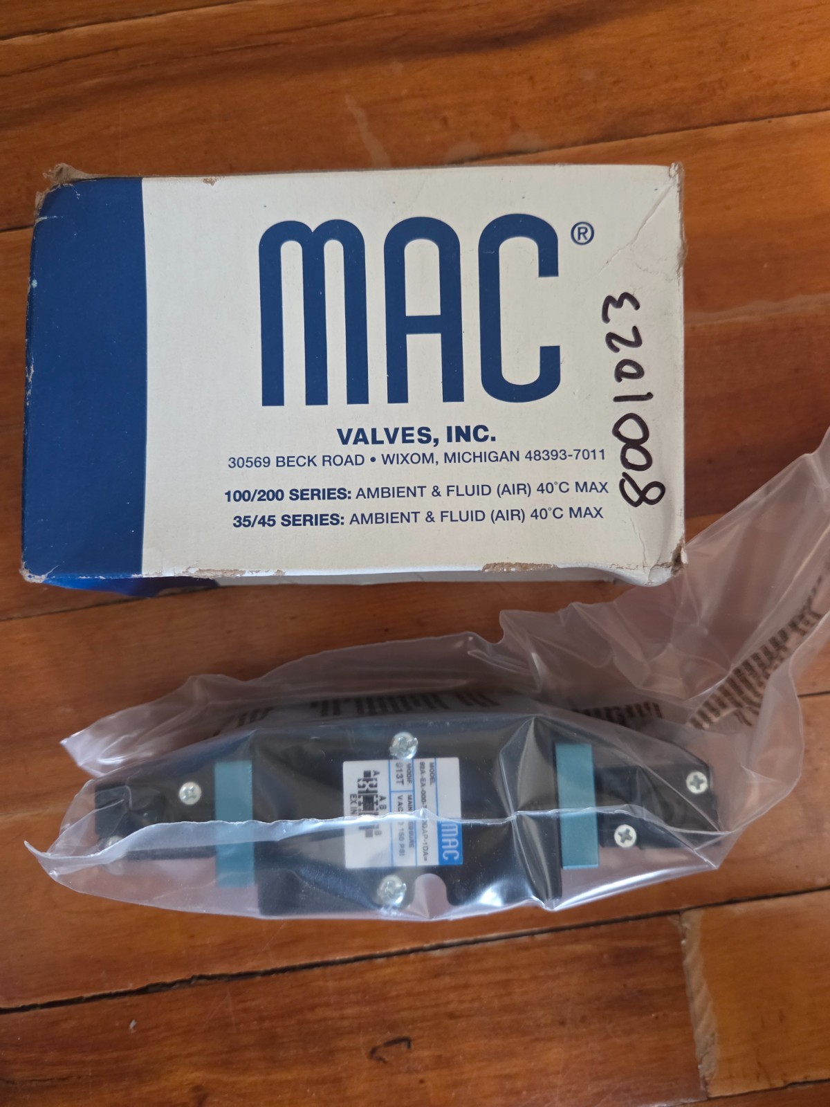 NEW! MAC 24V 150 PSI SOLENOID VALVE 82A-EA-000-TM-DDAP-1DA