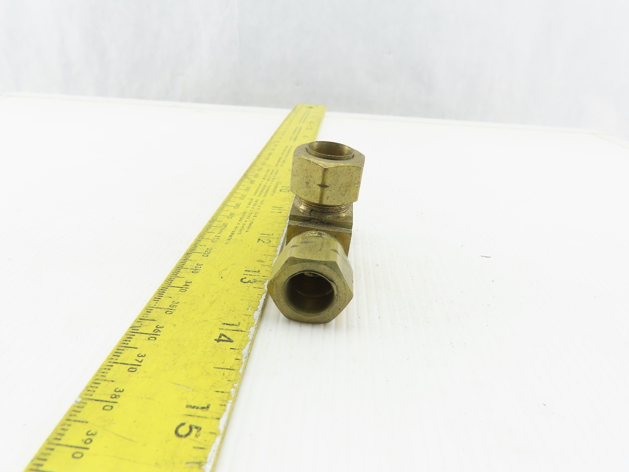 1/2″ Tube OD Brass Compression Union Tee Lot Of 5