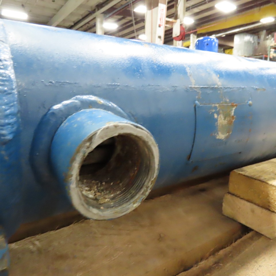 4″ Flange Mount Tube Heat Exchanger 91″ OAL 2″ NPT