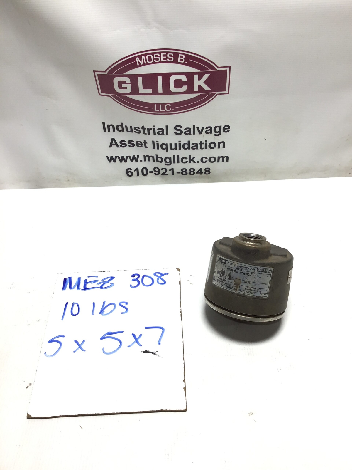 FCI FLT93S-1B2A102E1B03C13 Hazardous Location Enclosure 2350PSIG 500F 115/220VAC