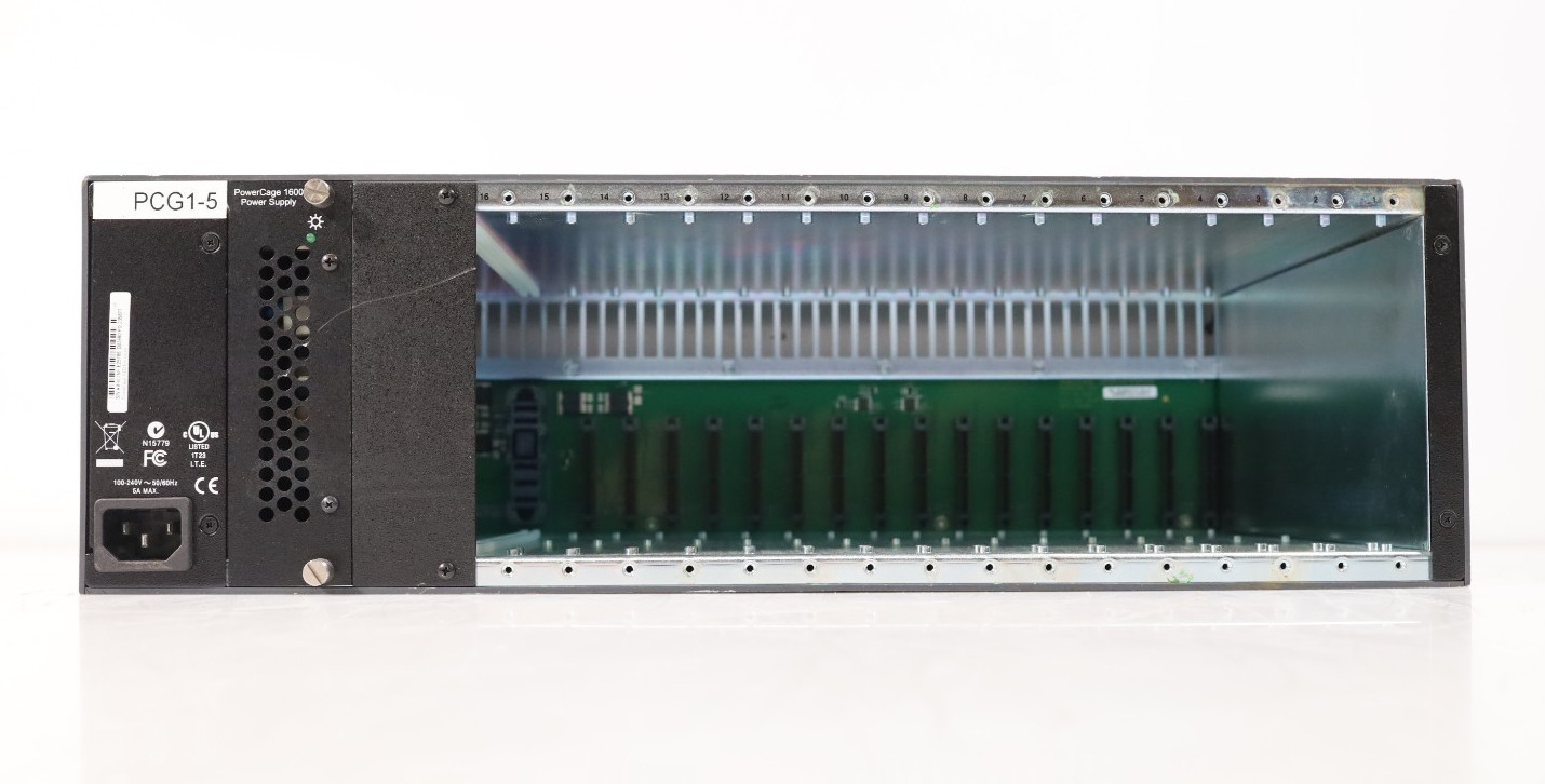 Extron PowerCage 1600 Enclosure Controller 16-Slot 3U Fiber Chassis