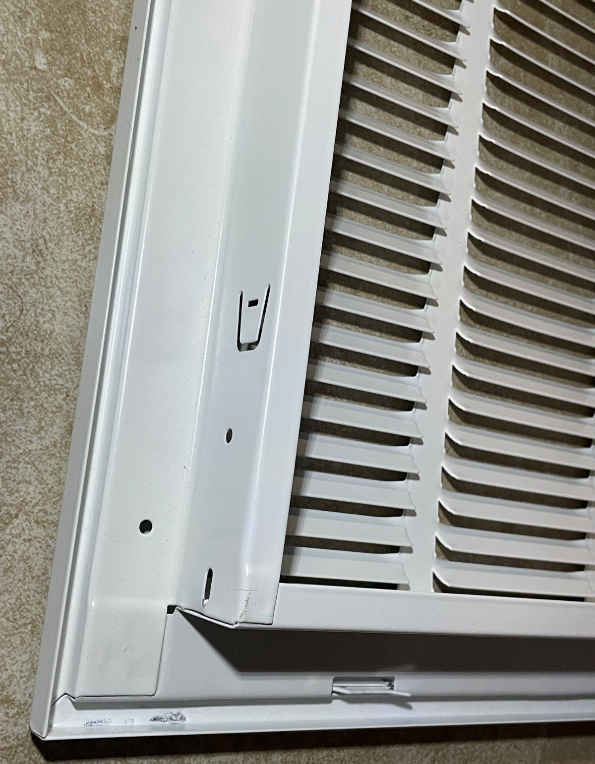 Truaire H190 20X20 1-Way Return Air Filter Grille, 20″W x 20″H x 1-3/4″Thk