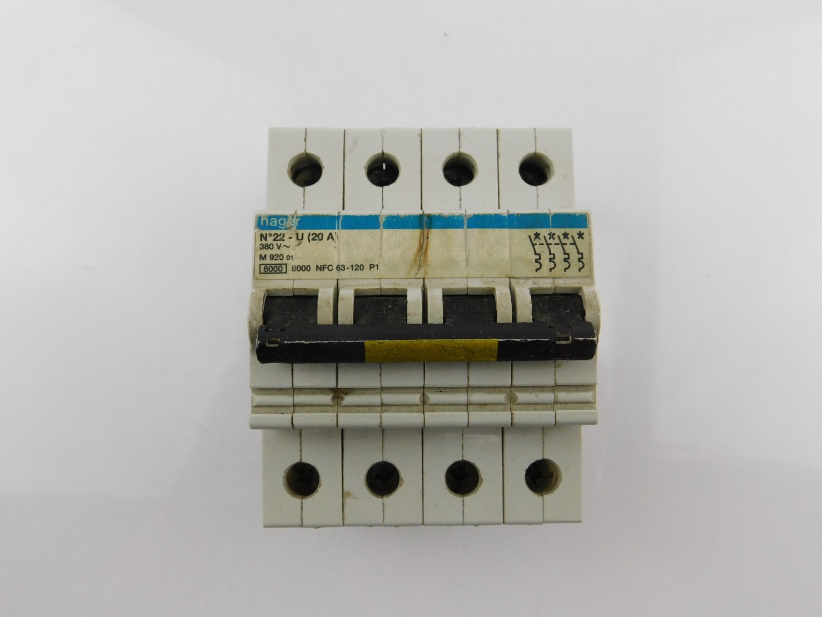 Hager N°22-U(20A) 380 V M 920 01