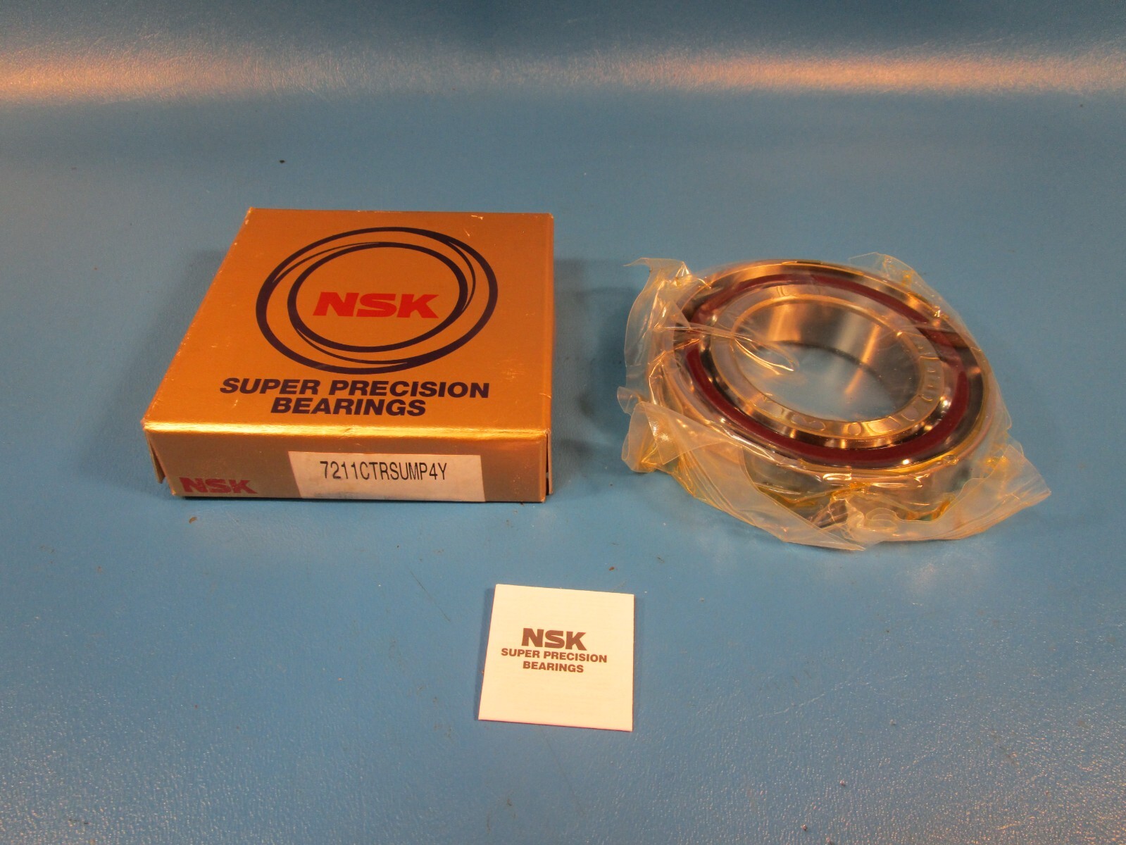 NSK 7211CTRSUMP4Y, Super Precision Angular Contact Ball Bearing, 55mm Bore, 100m