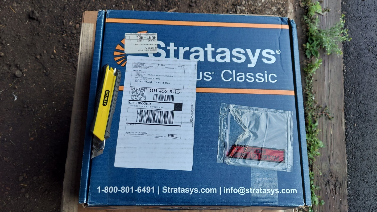 New Stratasys 312-20200 Ultem 9085 Black Filament Canister NOV2014