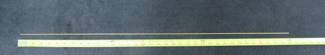 K S Engineering 1161 Qty of 20 per Lot 1161 Round Solid Brass Rod, 3/32″ OD x 3