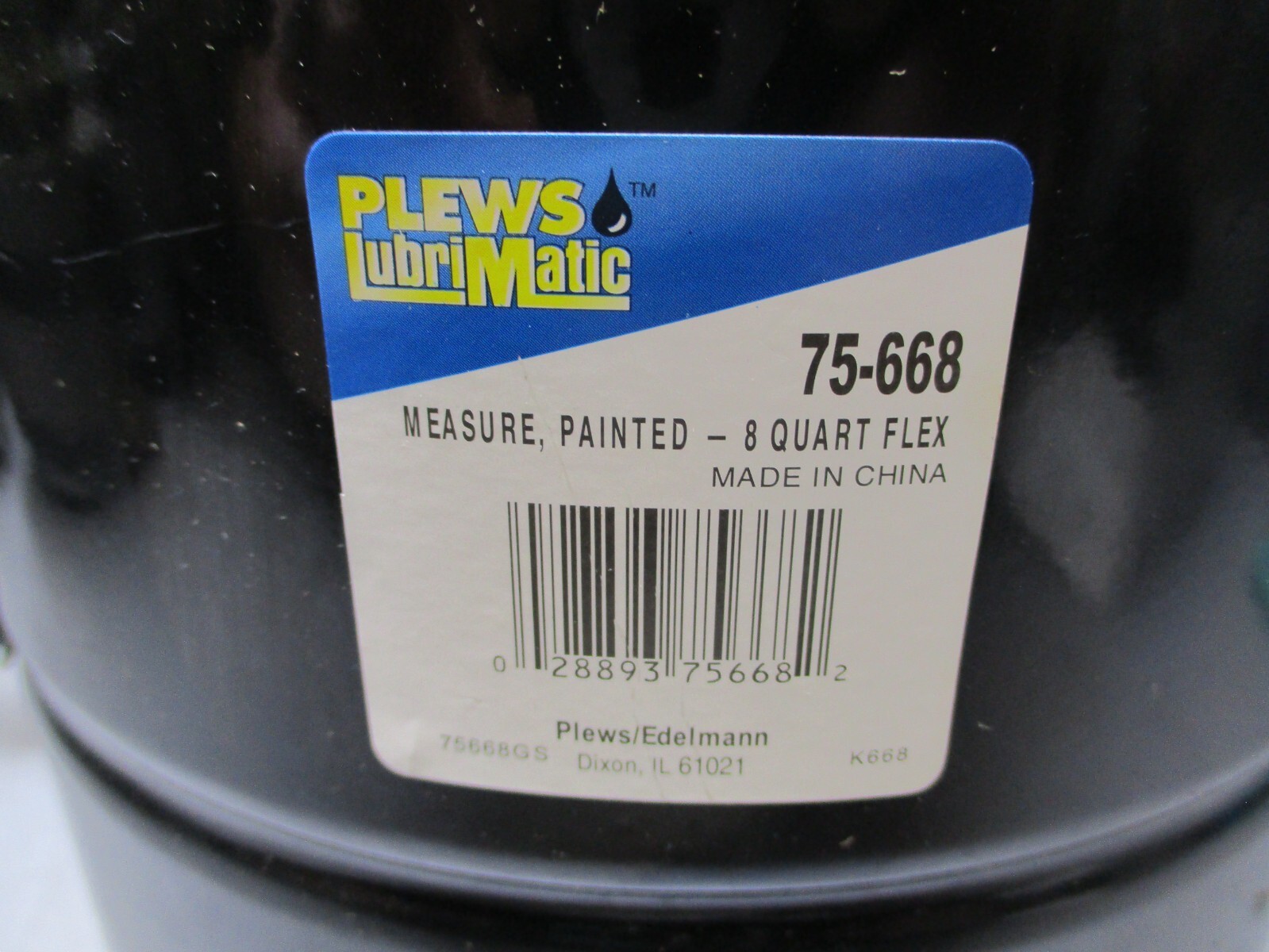 PLEWS LUBRIMATIC LEVER TYPE OILER 75-668GS 8QT