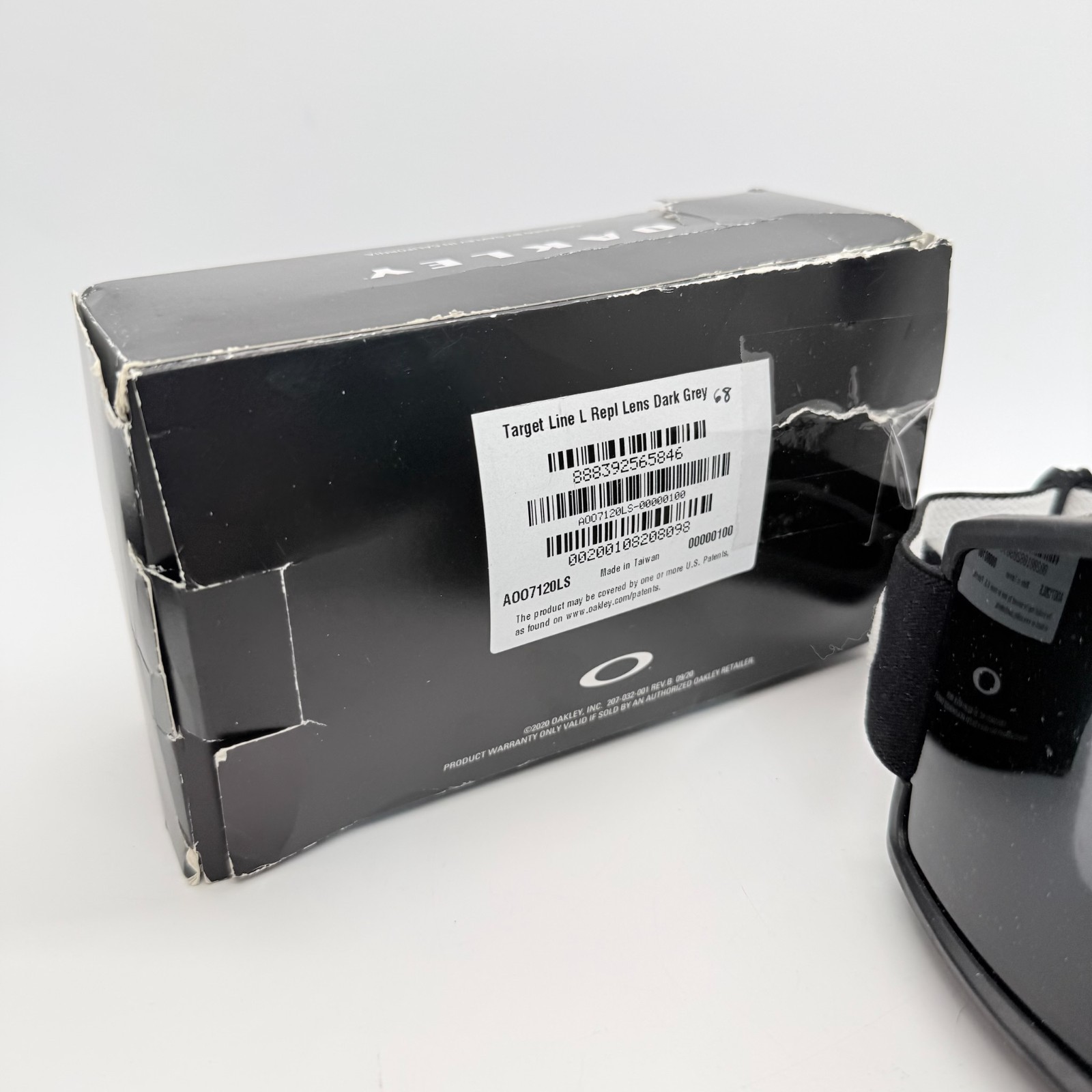 Oakley Target Line L Snow Goggle Matte Black Dark Gray Lens