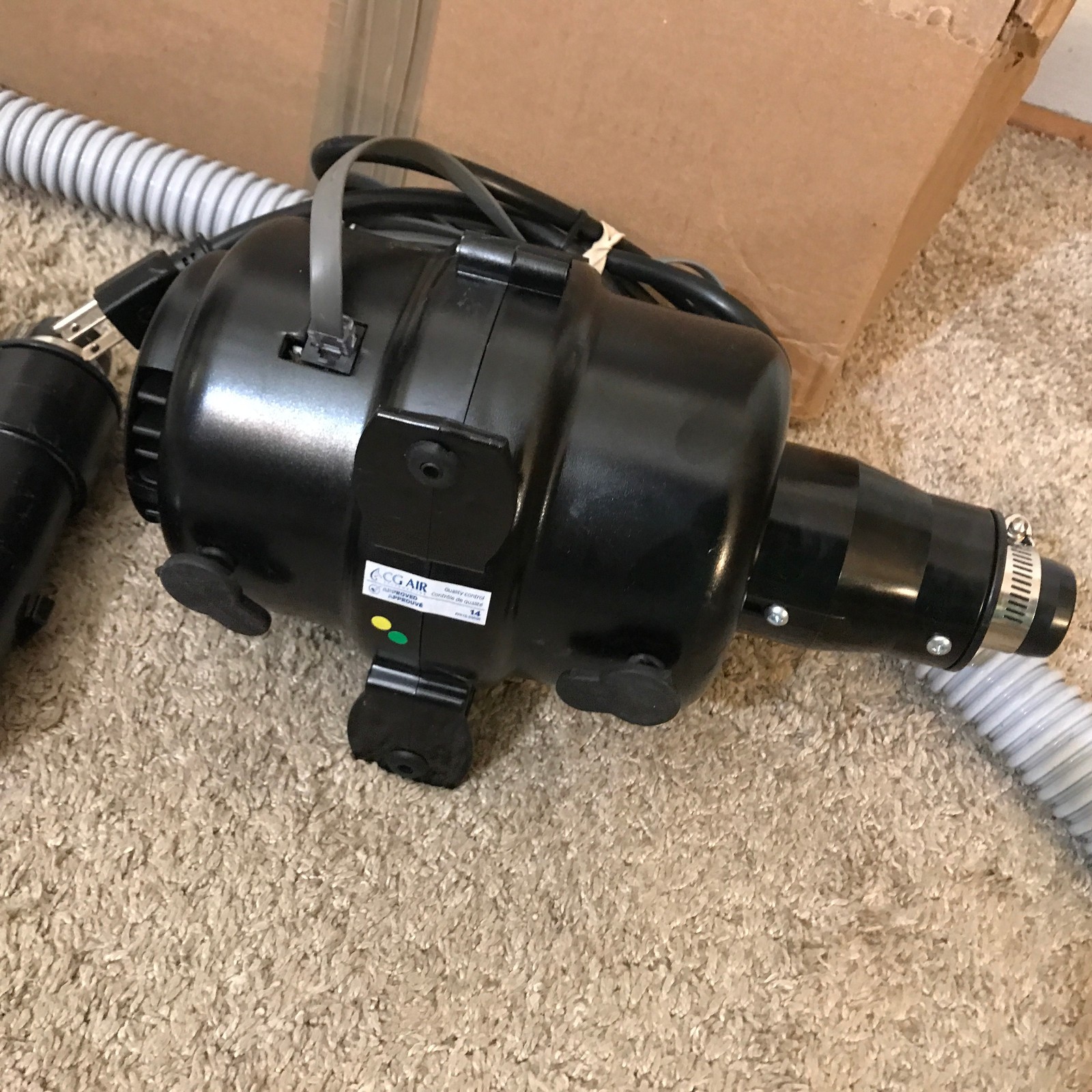 CG Air Systems Blower SLS-3-75-120/60A-N+CG01 120V 60hz 9.5a Plus Remote