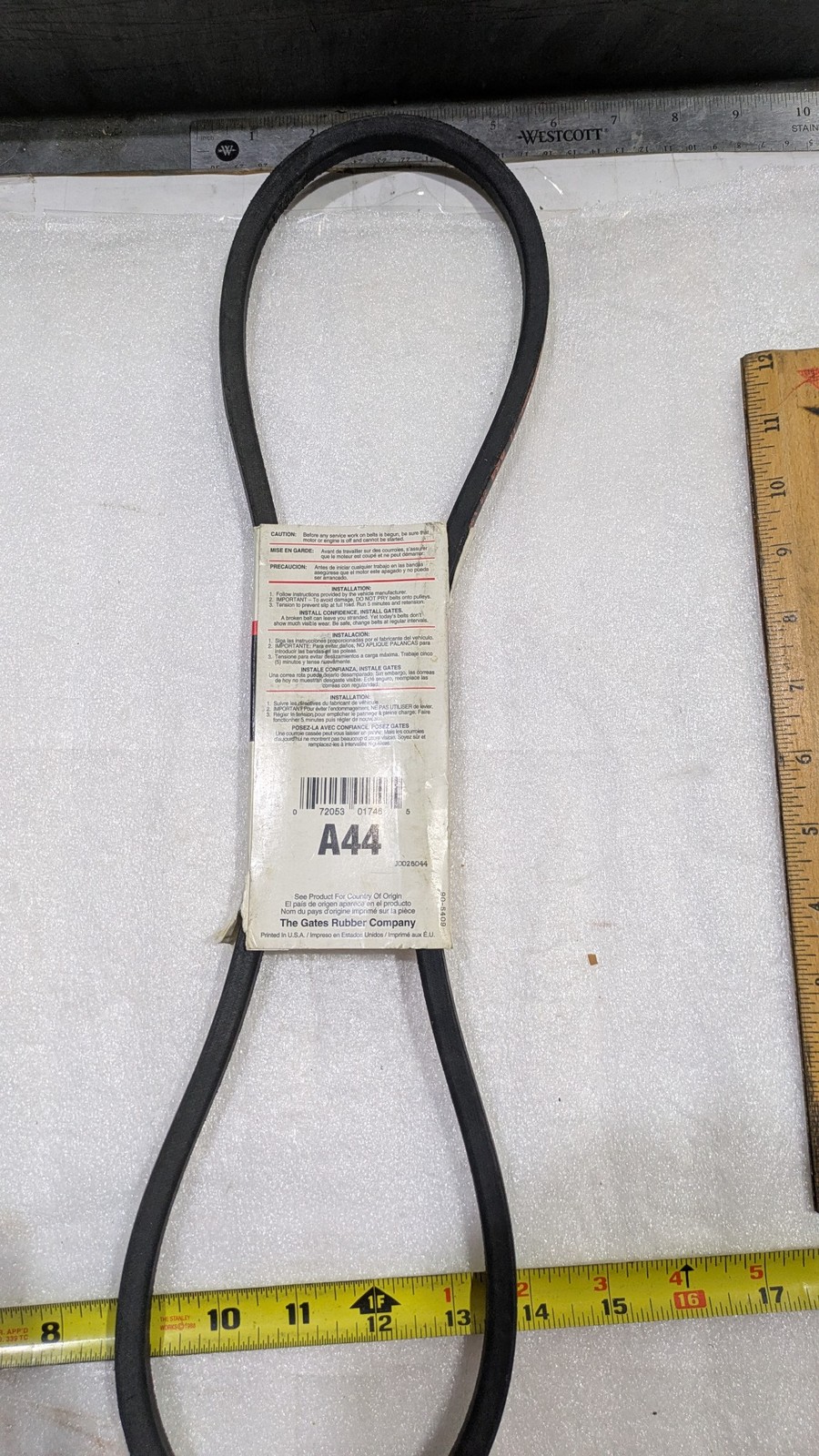 GATES HI-POWER II BELT A44