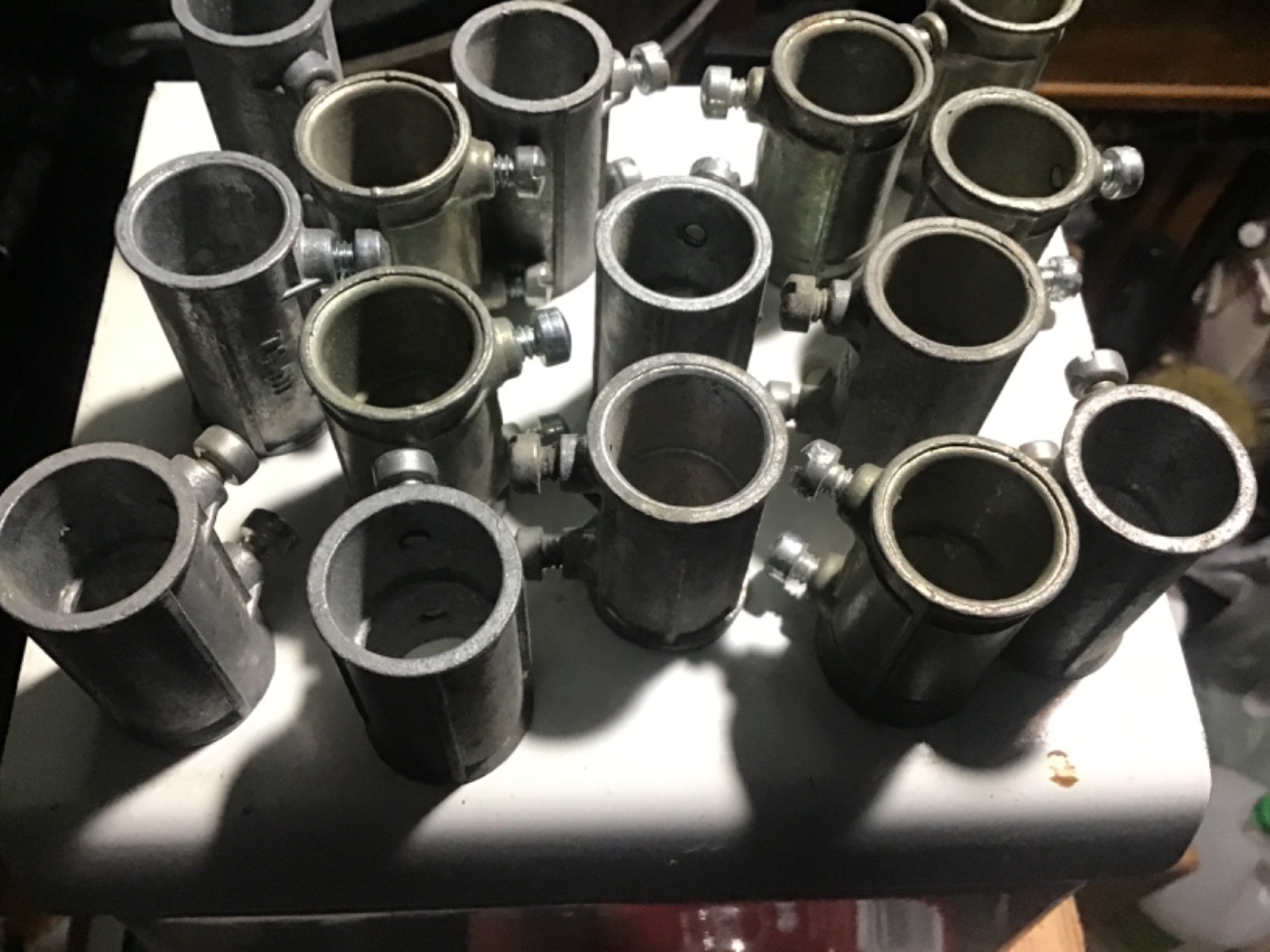 NOS Electrical~7 NEER TC-511~6 B&2 Halex LI22=Lot of 15 Set Screw Couplings~3/4”