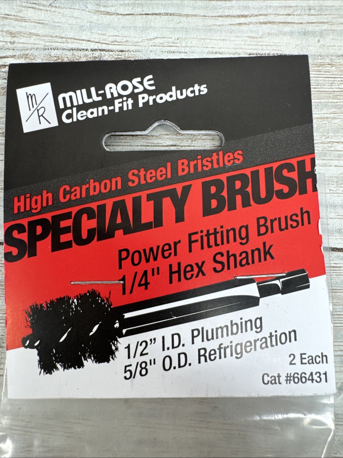 Mill-Rose Specialty Brush High Carbon Steel Bristles 66431 Power Fitting Brush 2