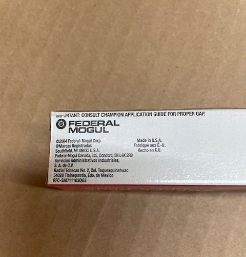 Qty 4 Champion Spark Plug 71 (RC12YC)