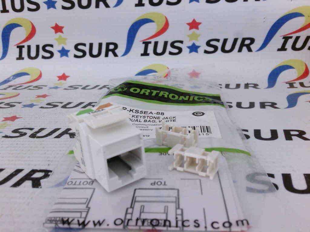 NSOP Ortronics OR-KS5EA-88 CAT5E Keystone Jack White