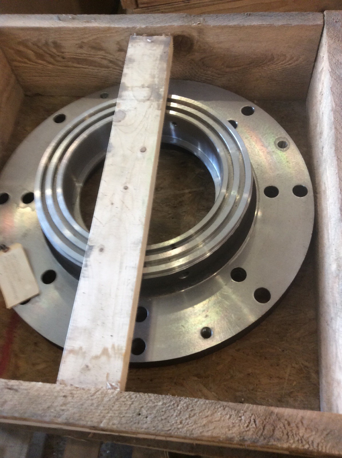 GL&V BELOIT BEARING COVER 54-203035-1. 304 SS 10-3/4” ID, 25-1/2” OD X 5-7/8” W