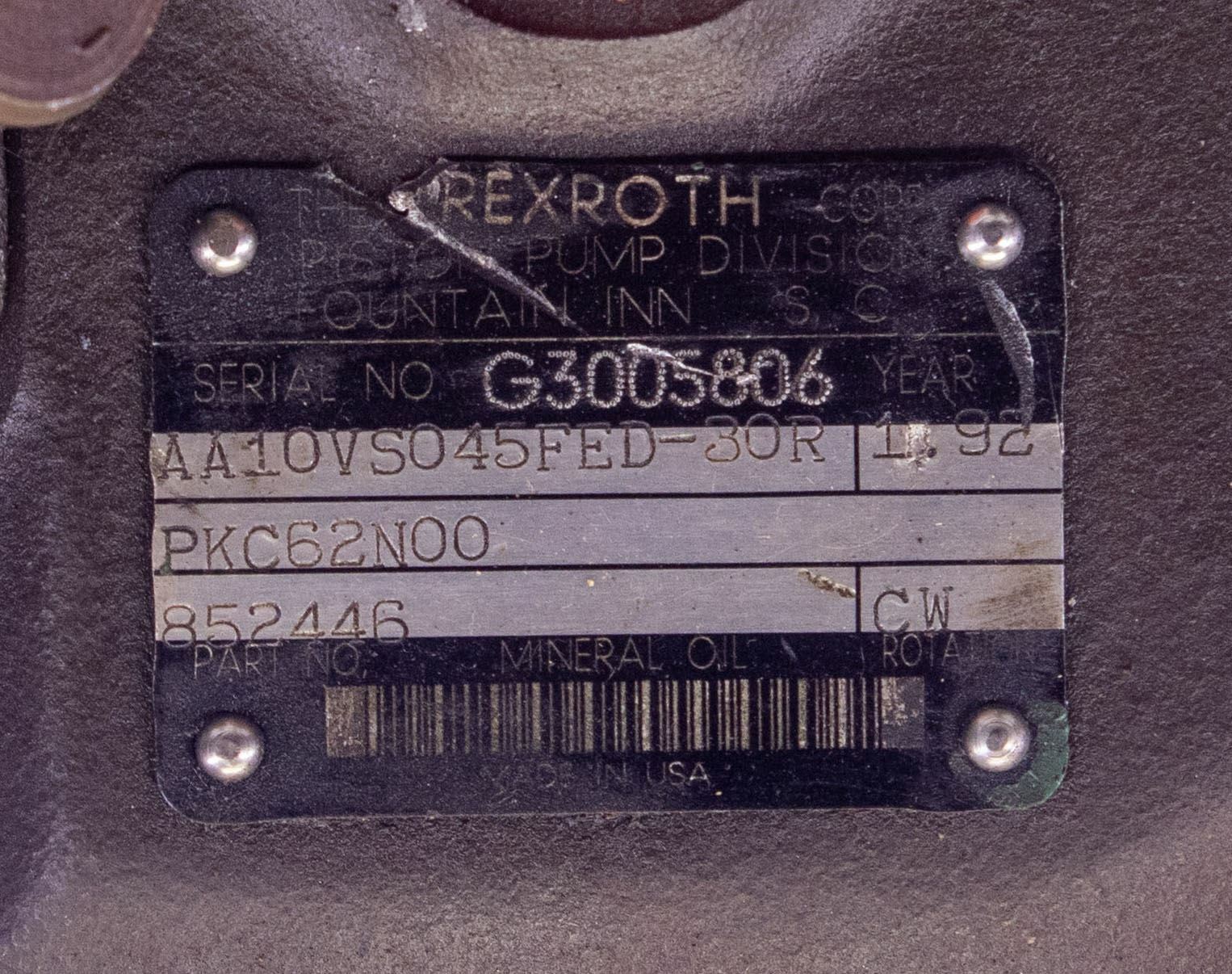 Rexroth AA10VS045FED-30R 8524546 Pump