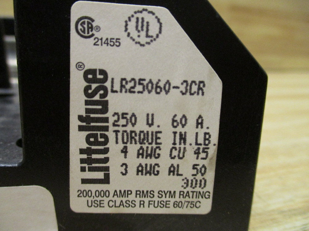 Littelfuse LR25060-3CR Fuse Holder LR250603CR