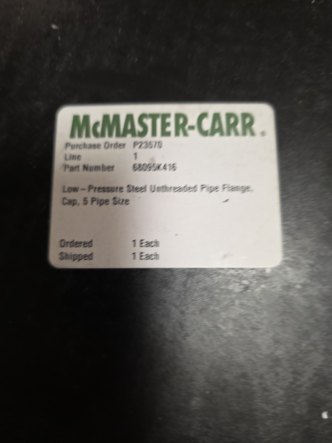 McMaster-Carr 68095K416