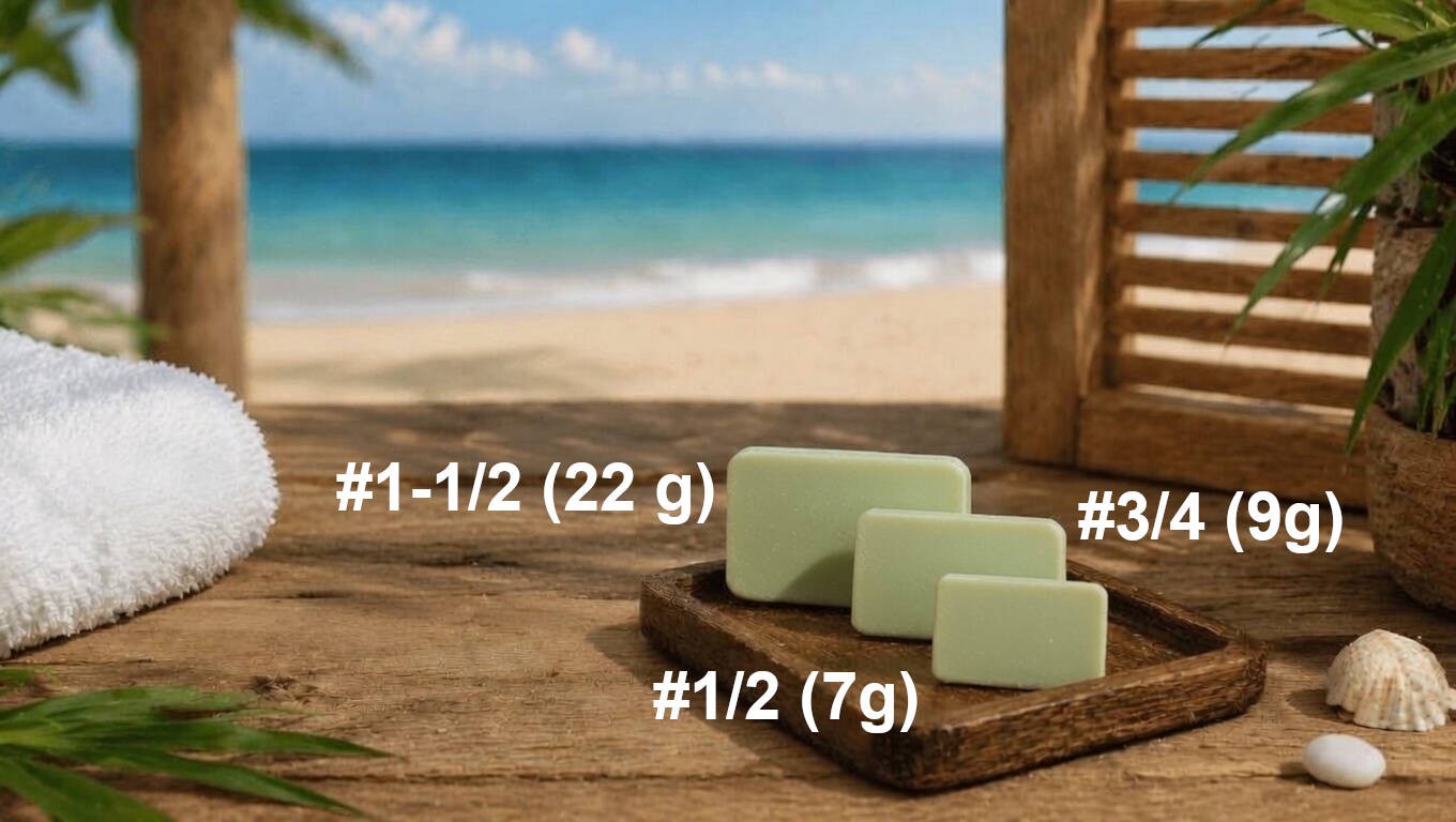 Beach Mist Face & Body Hotel-Style Wrapped Soap, #1-1/2 (22g), Pack of 50