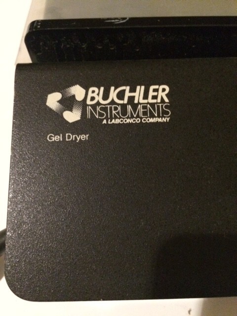 BUCHLER INSTRUMENTS LABORATORY HEATING GEL DRYER B-136914