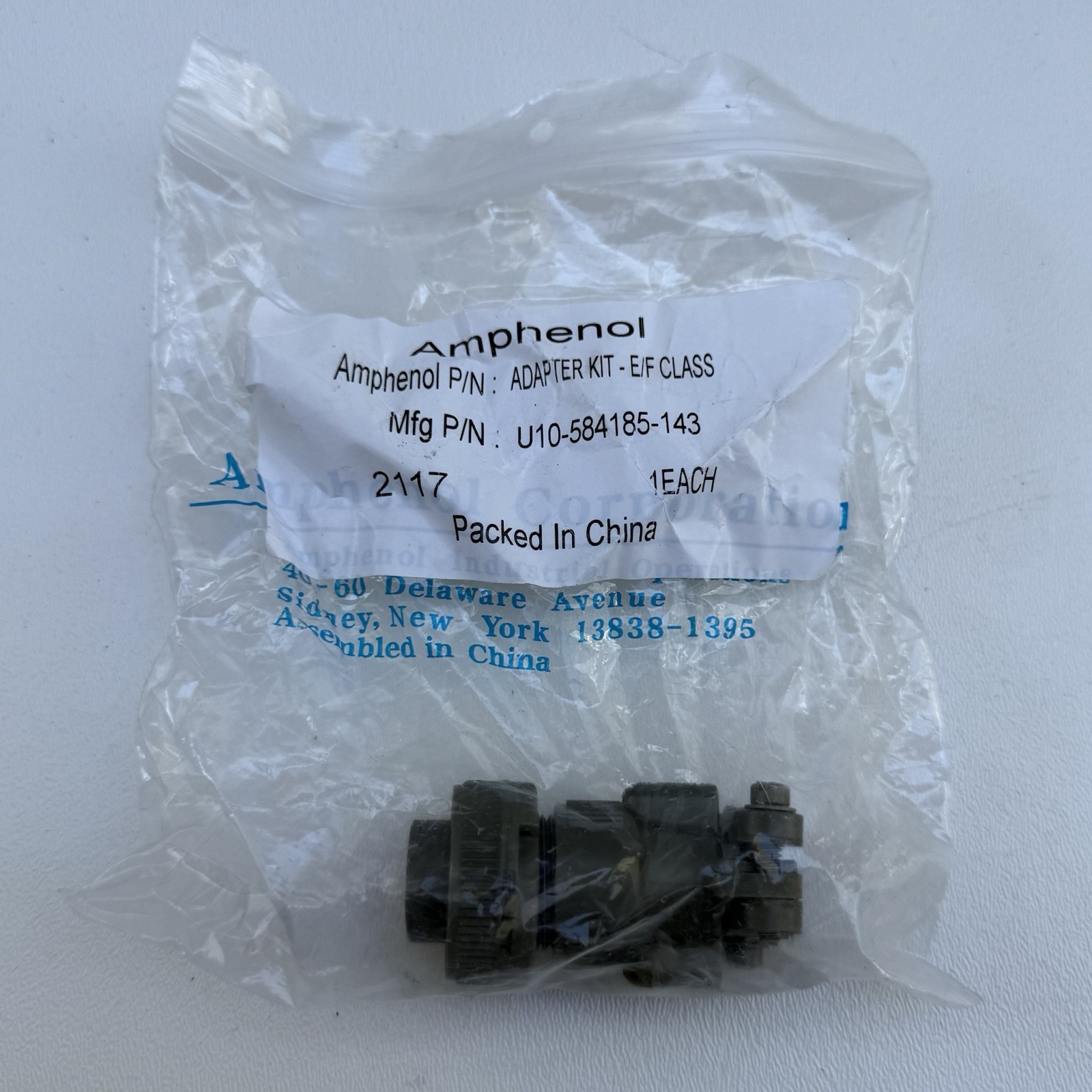 AMPHENOL U10-584185-143 CIRCULAR ADAPTER KIT NEW