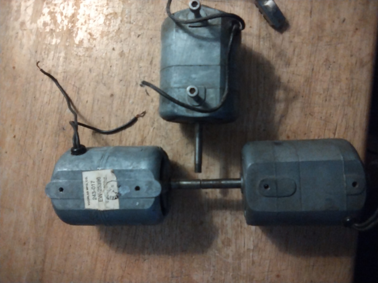 3 Vintage Electric Motor Sew Mach AC Mountable Multi Use Works, Mixed Models USA