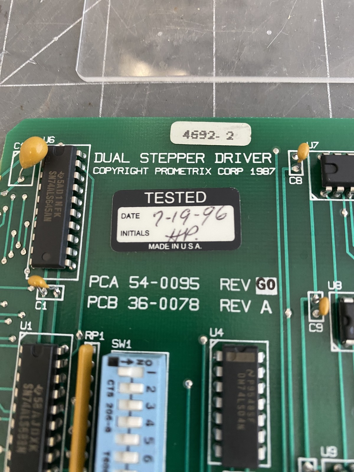 Prometrix Dual Stepper Driver PCB PN: 36-0078 REV: A