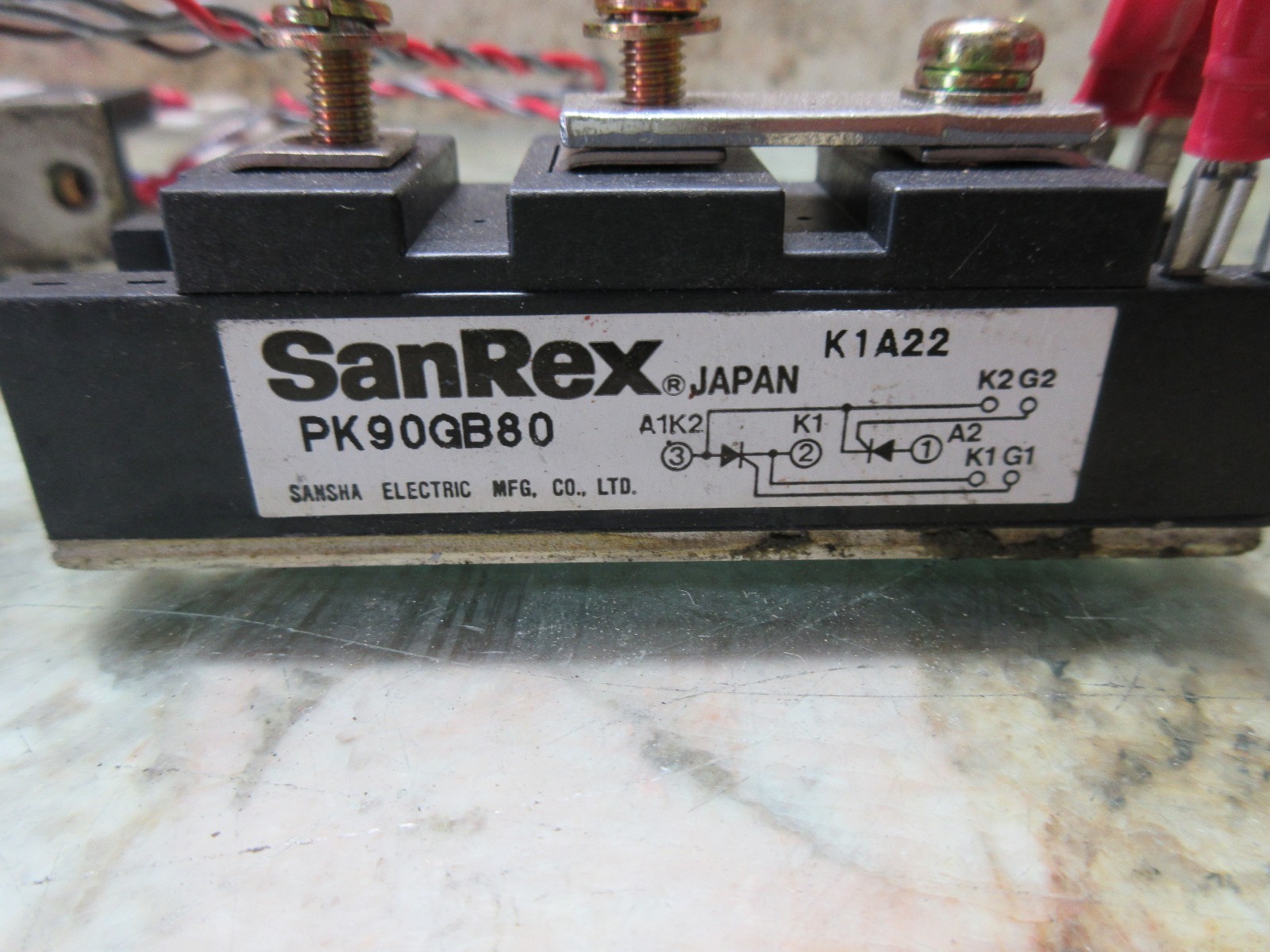 SANREX RELAY UNIT PK90GB80 K1A22 CNC EDM SANSHA EACH MODULE