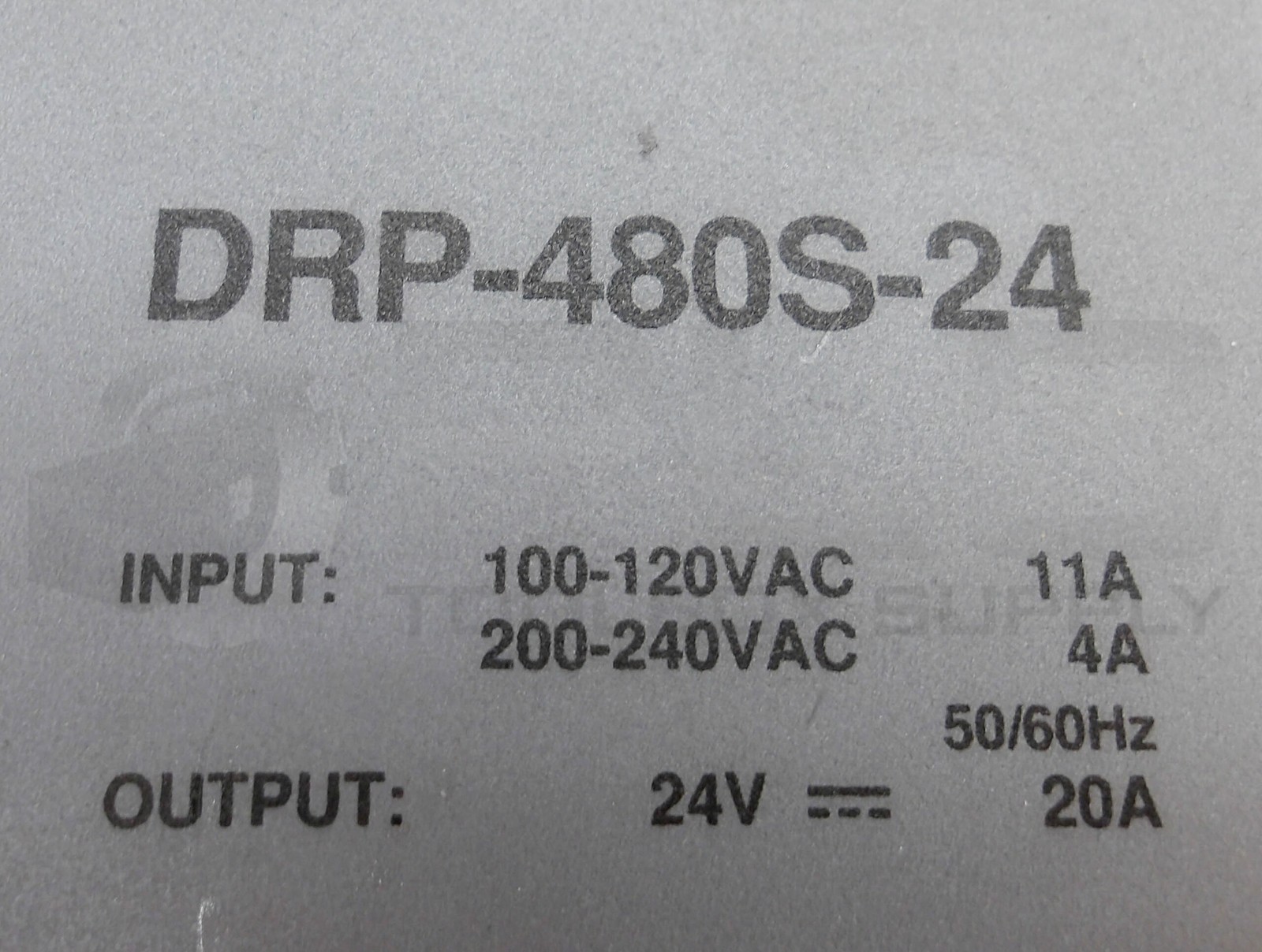 NEW MEAN WELL DRP-480S-24 SWITCHING REGULATOR 100/120VAC 11A; 200/240VAC 4A