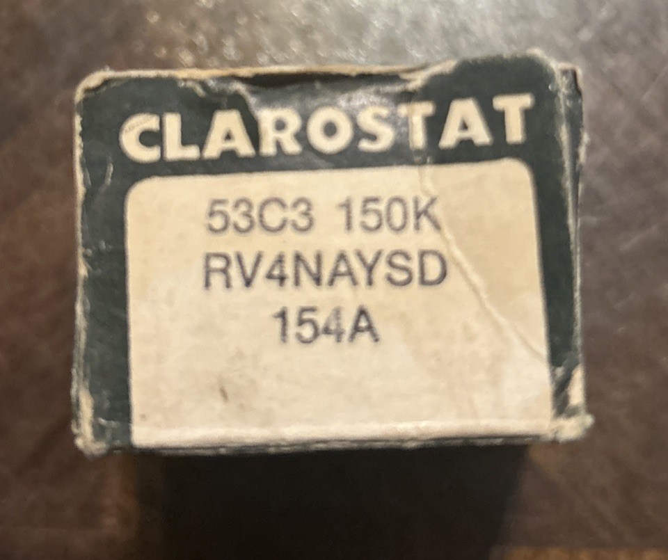 Clarostat RV4NAYSD154A Potentiometer NOS