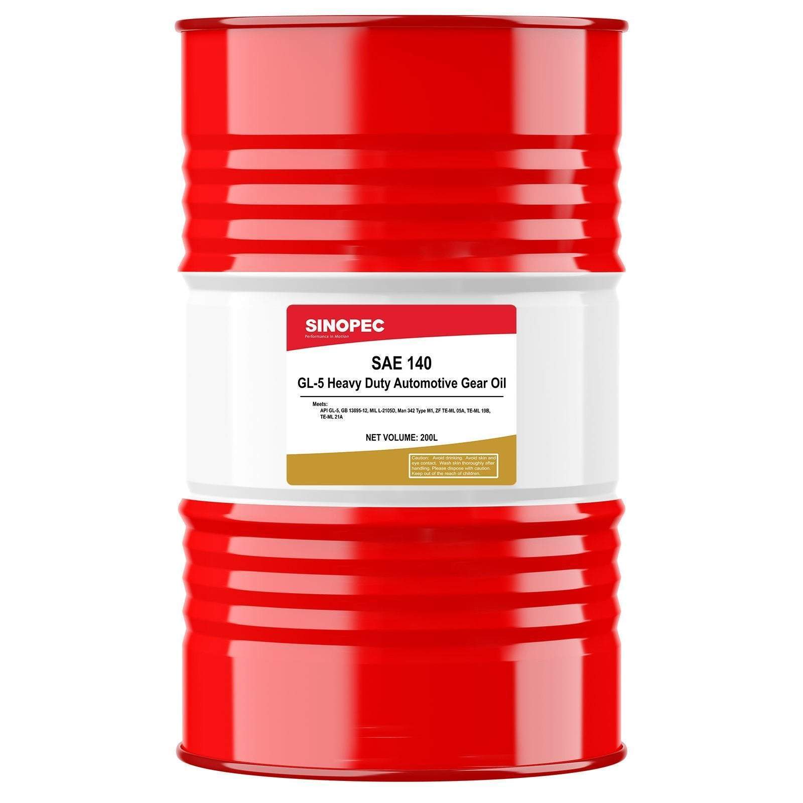 GL-5 SAE 140 Heavy Duty Automotive Gear Oil – 55 Gallon Drum
