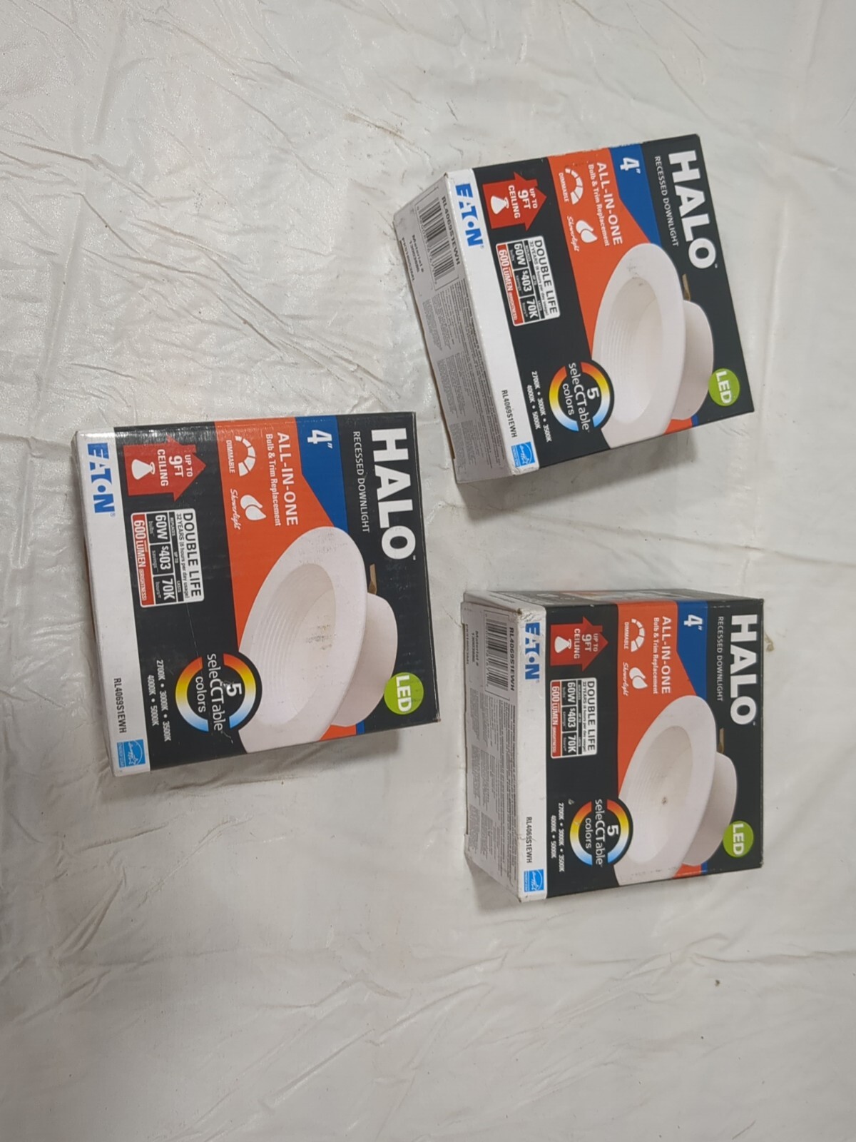 3pk HALO 4″ All Purpose Retrofit LED Module, Matte White RL4069S1EWH