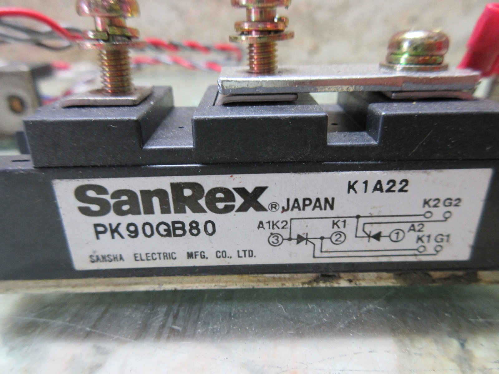 SANREX RELAY UNIT PK90GB80 K1A22 CNC EDM SANSHA EACH MODULE