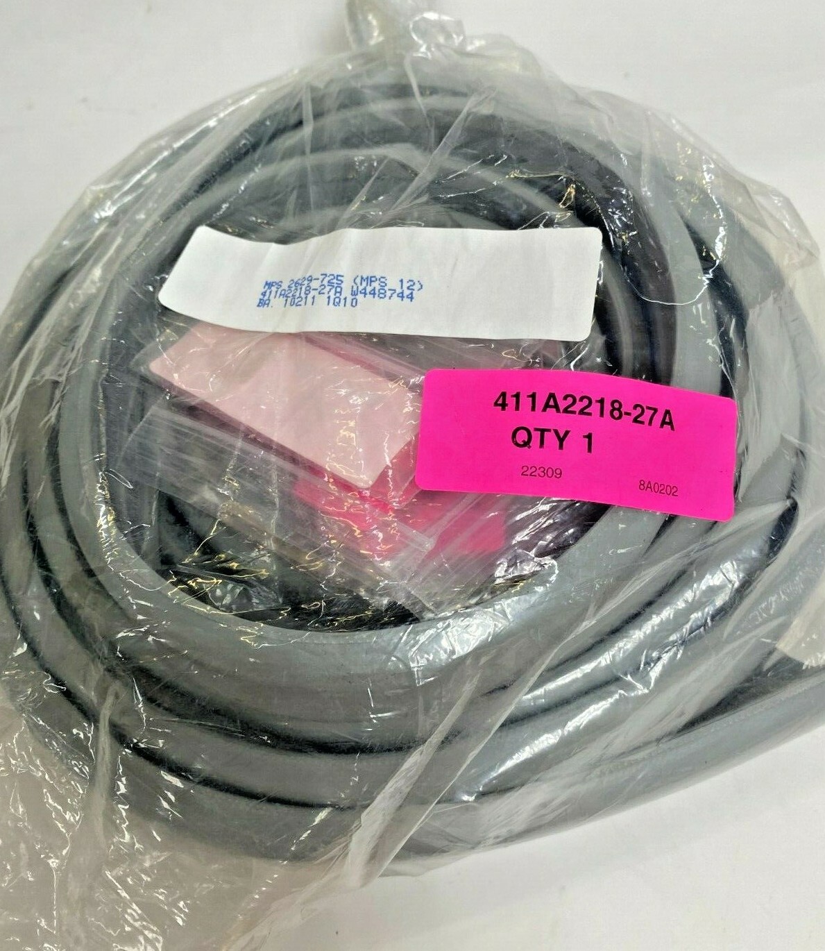D STYLE RUBBER SEAL, 14 FT, W/ HARDWARE 411A2218-27A W448744