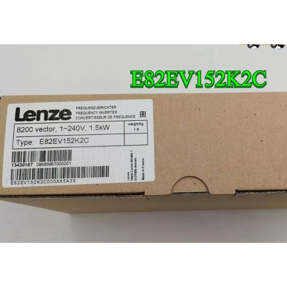 LENZE 1PC E82EV152K2C NEW E82EV152K-2C FREQUENCY INVERTER Fast shipping