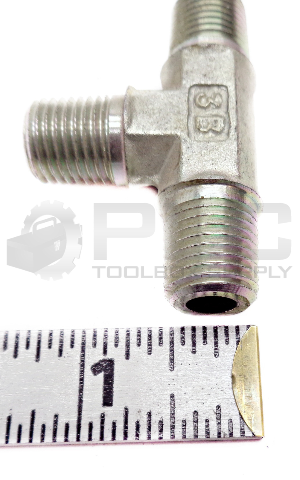 LOT OF 10 NEW 5/16″ ID 9/16″ OD MALE HYDRAULIC T-FITTING
