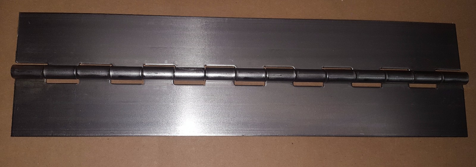 .090 Steel Continuous/Piano Hinge 15 x 4 HEAVY Duty .250 Pin Cabinet/Door/DIY