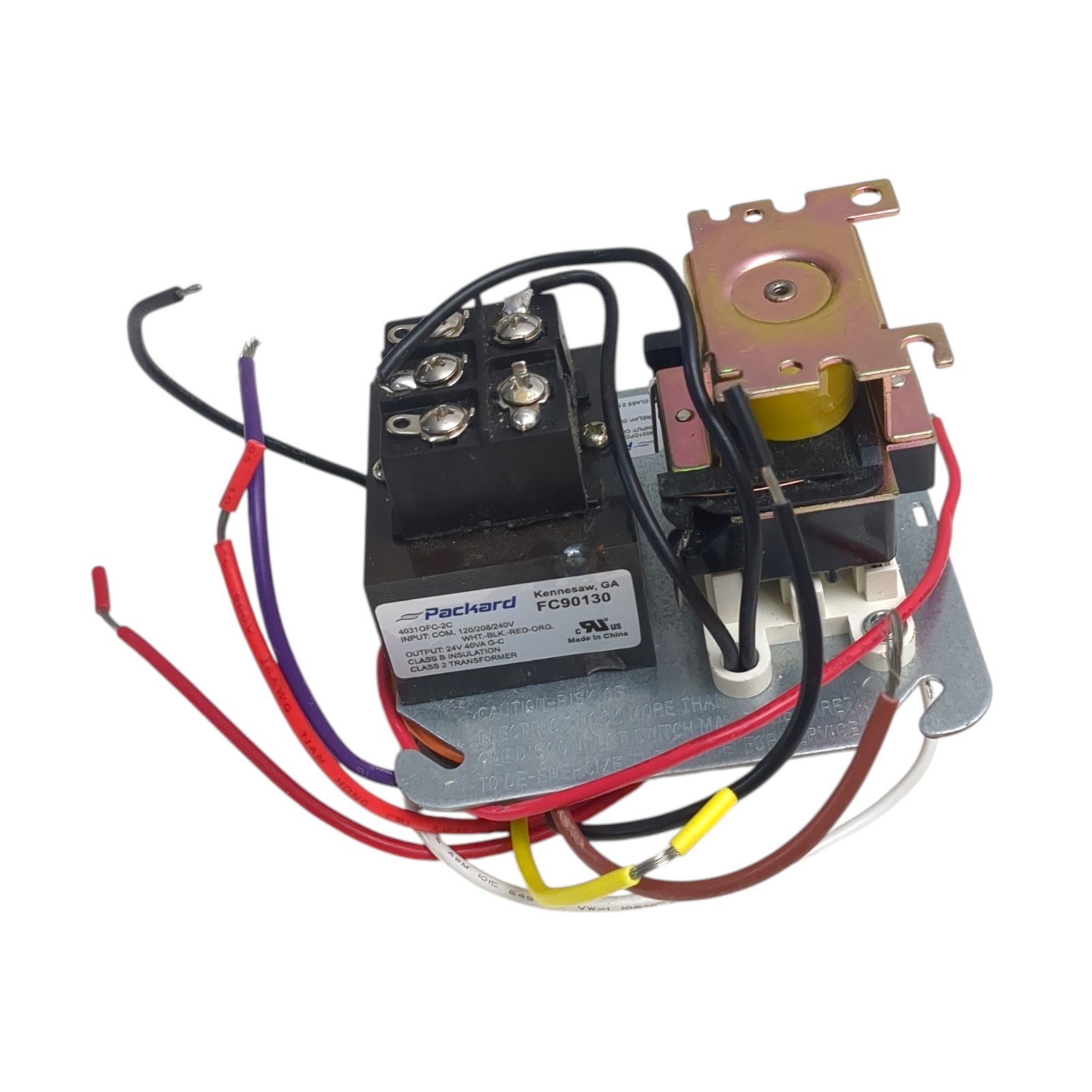 PACKARD FC90130 24010 Fan Control Center 120/208/240V 24V 40VA DPDT