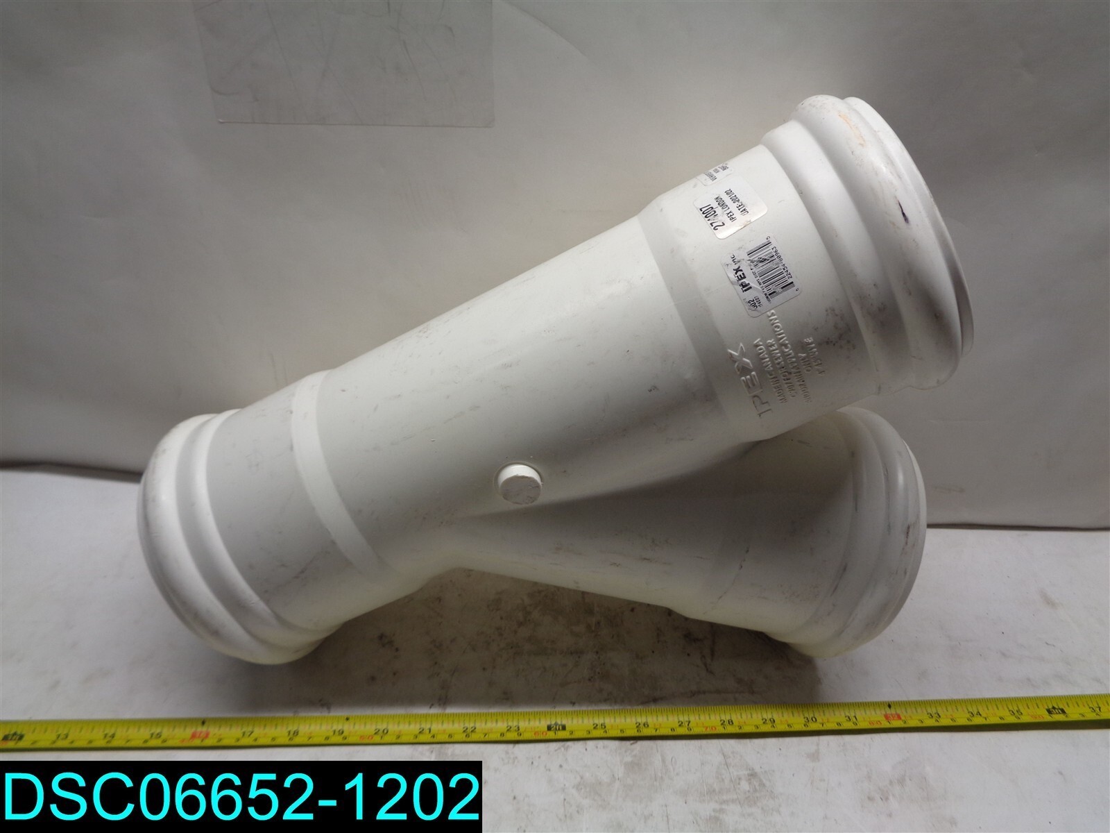 4″ PVC SDR 35 1/8 Bend 45Ã‚Â° Wye 622454809635