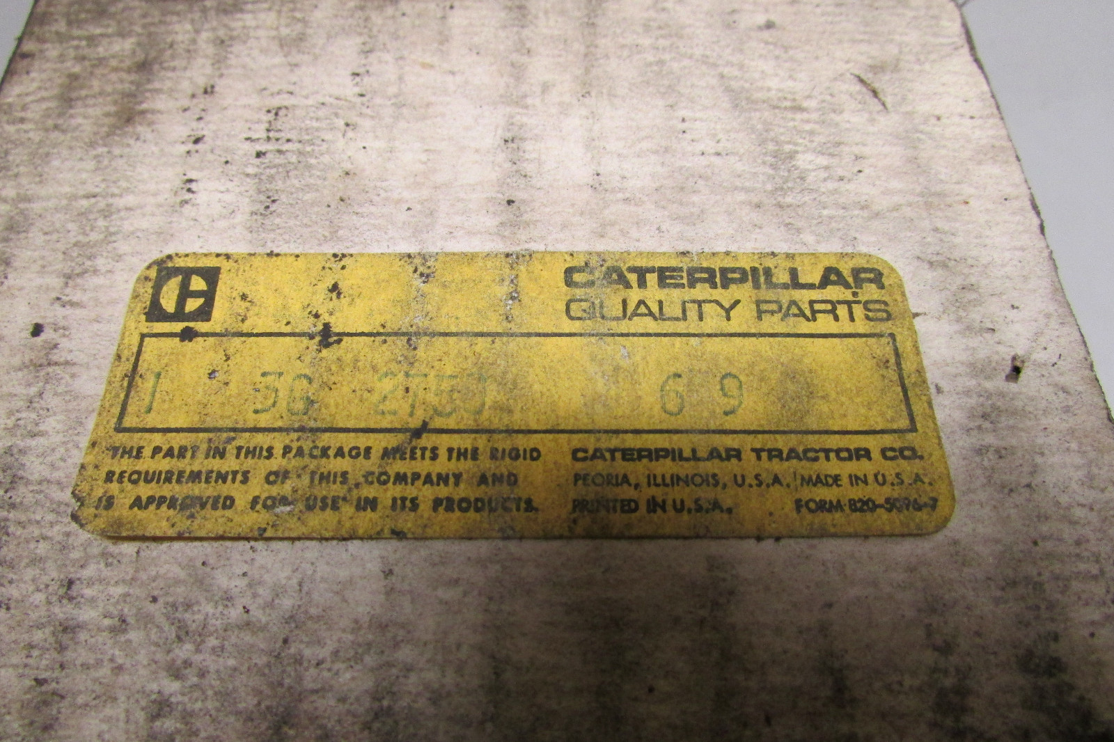 Caterpillar 3G-2750 Cartridge