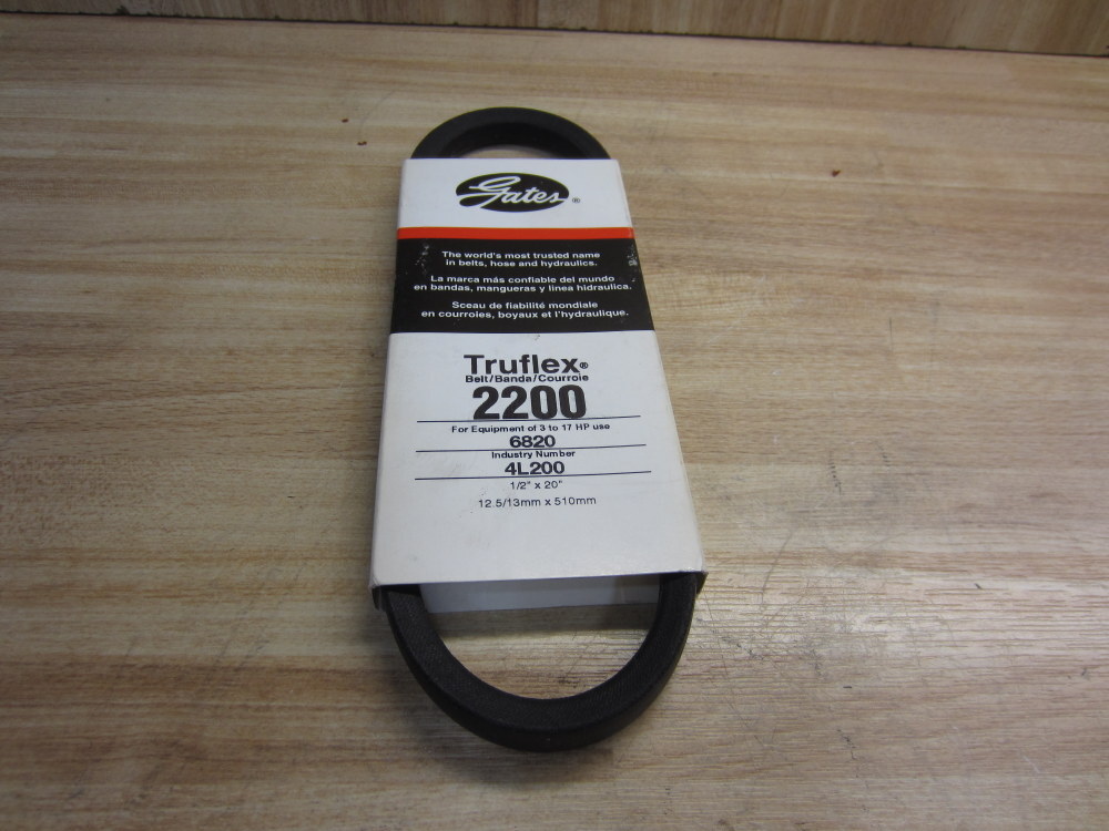 Gates 4L200 Belt 2200 (Pack of 3)