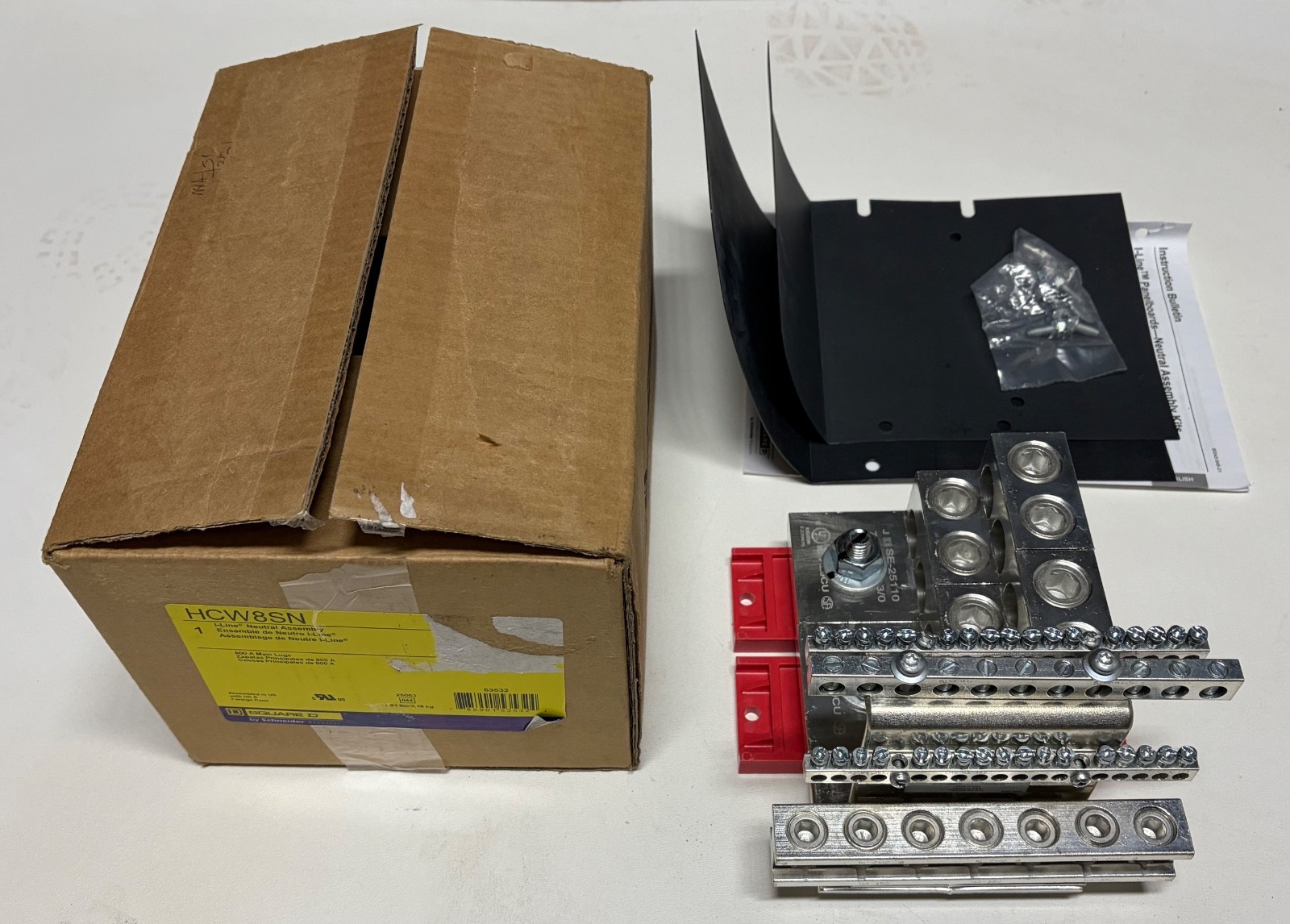 Square D HCW8SN I-Line Neutral Assembly 800A Main Lugs